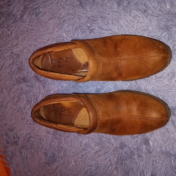 Size 7 B.O.C. Clog Small Heel Brown Shoes - Picture 2 of 7